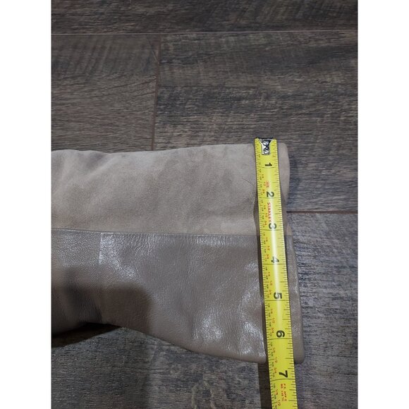 Enzo Angiolini Eabaki Wedge Boots Gray Suede Leather Women 7.5 - Picture 9 of 13